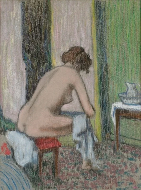 Donna che fa toelett